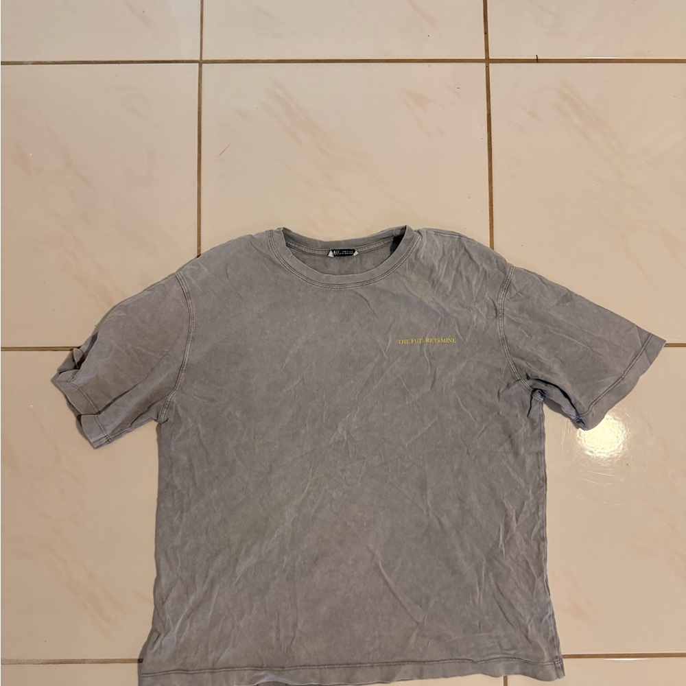 Zara Gray Short Sleeve Tee